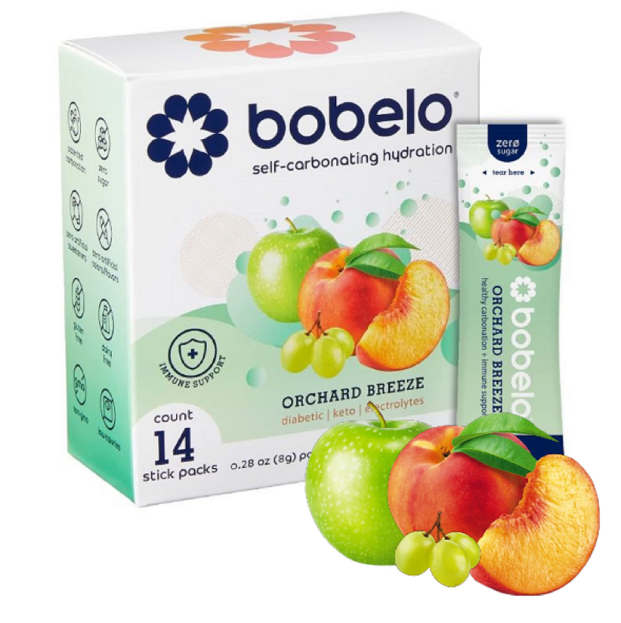 Buy BobeloSelf Carbonating Hydration Packets Low Calorie Drink Mix, Electrolytes Powder