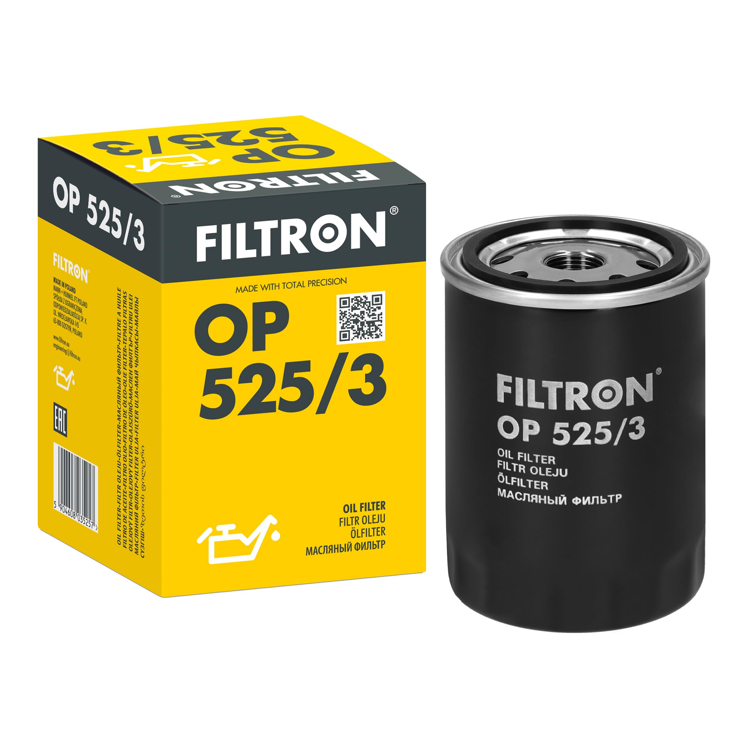 Filtron Oil Filter for OP525/3
