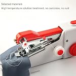 Handheld Sewing Machine,Mini Portable Sewing Machine Quick Sew For Adults, Easy To Use Suitable for Adults Sewing Clothes,Fabrics, Cutains,DIY, Family Travel(Including charging cable)