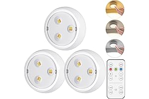 LED Puck Lights with Remote Control