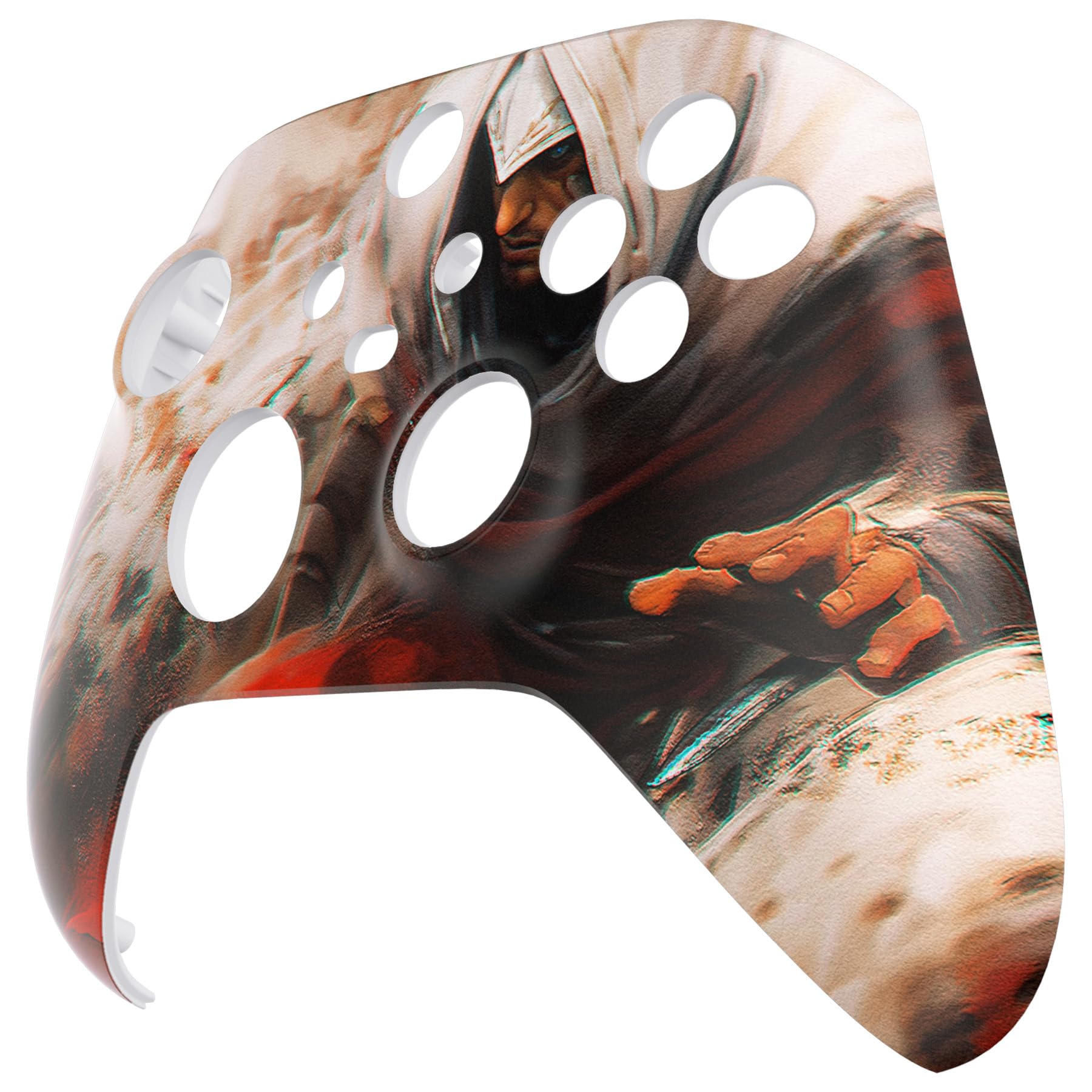 eXtremeRate Coque Personnalisée pour Xbox Séries X/S, Coque Avant Replacement pour Xbox Séries X/S Manette, Assassin - 5