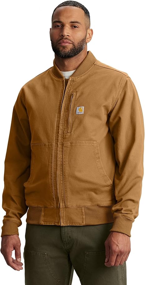 Carhartt Men's Rugged Flex Duck Relaxed Fit Bomber Jacket