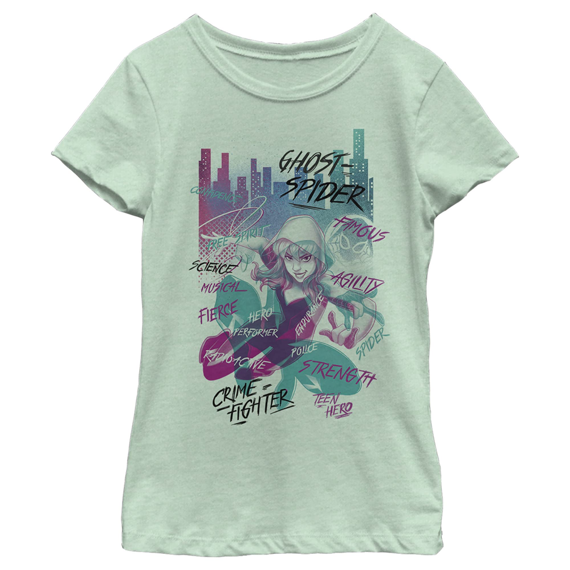 T-shirt Gwen Marvel fille taille Medium top vert menthe - 5