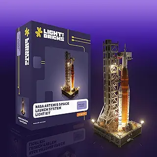 レゴ(LEGO) 10341 NASA Artemis Space Launch System対応 LEDライトキット – レゴアイコンロケット発射塔ビルディングセット用照明アクセサリー 装飾アップグレード (モデルは含まれていません)