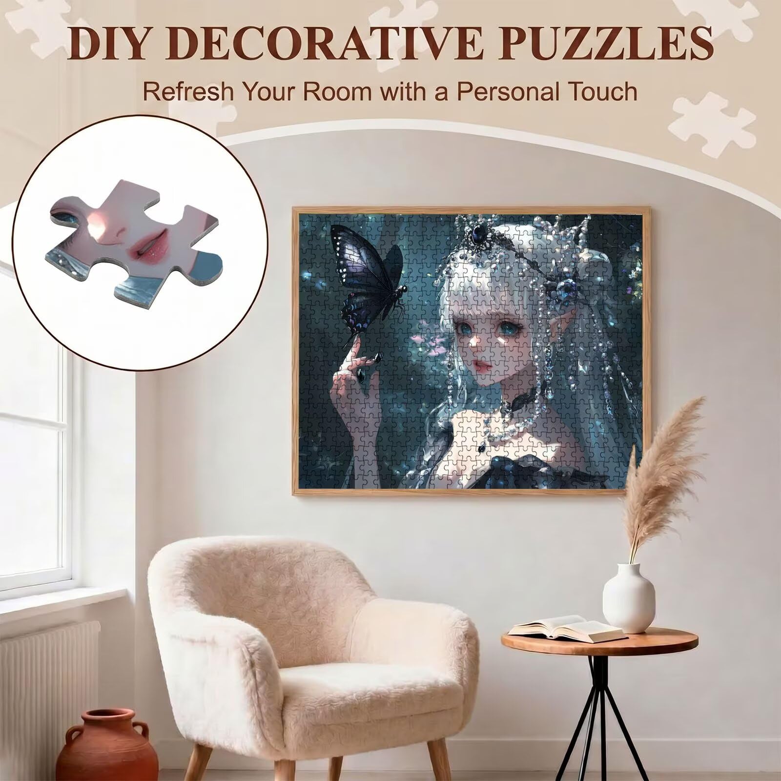 fumetti Bellezza Puzzle 1500 Pezzi per Adulti, Puzzle in Legno - Collezione Classica con Poster Incluso - Sfida di Concentrazione e Passatempo Antistress, Gioco per Famiglia, 87 x 57 cm f0-674