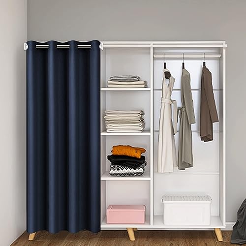 Miniatura 7 de Cortina de puerta para privacidad de puerta cortinas correderas de 80 pulgadas de largo cubierta de cortina divisora de habitación para puerta