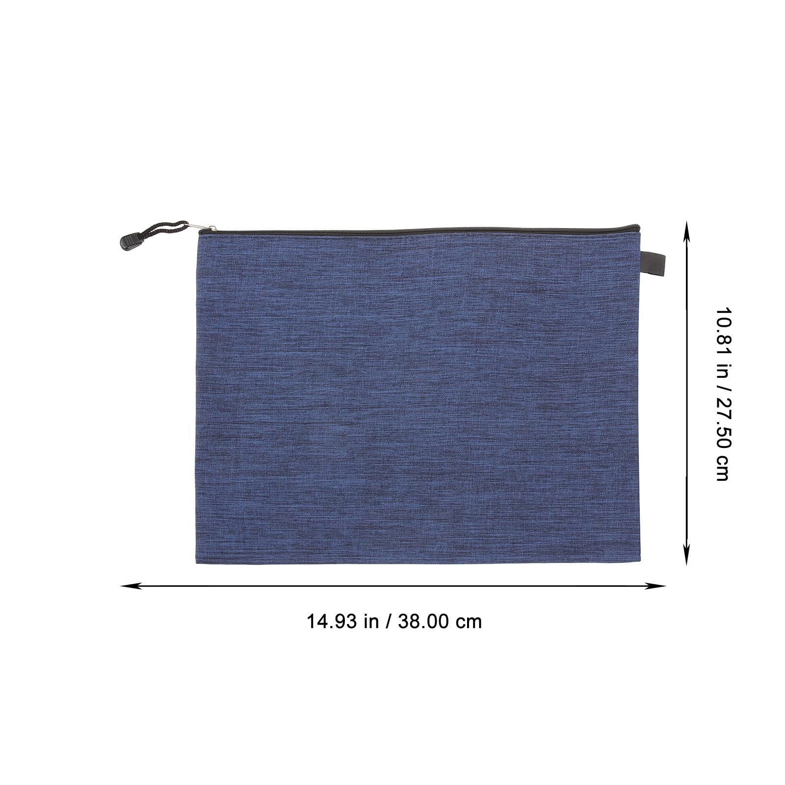 Pochette de Classement B4 en Tissu Résistant Imperméable Fermeture Éclair Sécurisée, Lot de 8 Pièces pour Organiser Documents Bureau ou Maison