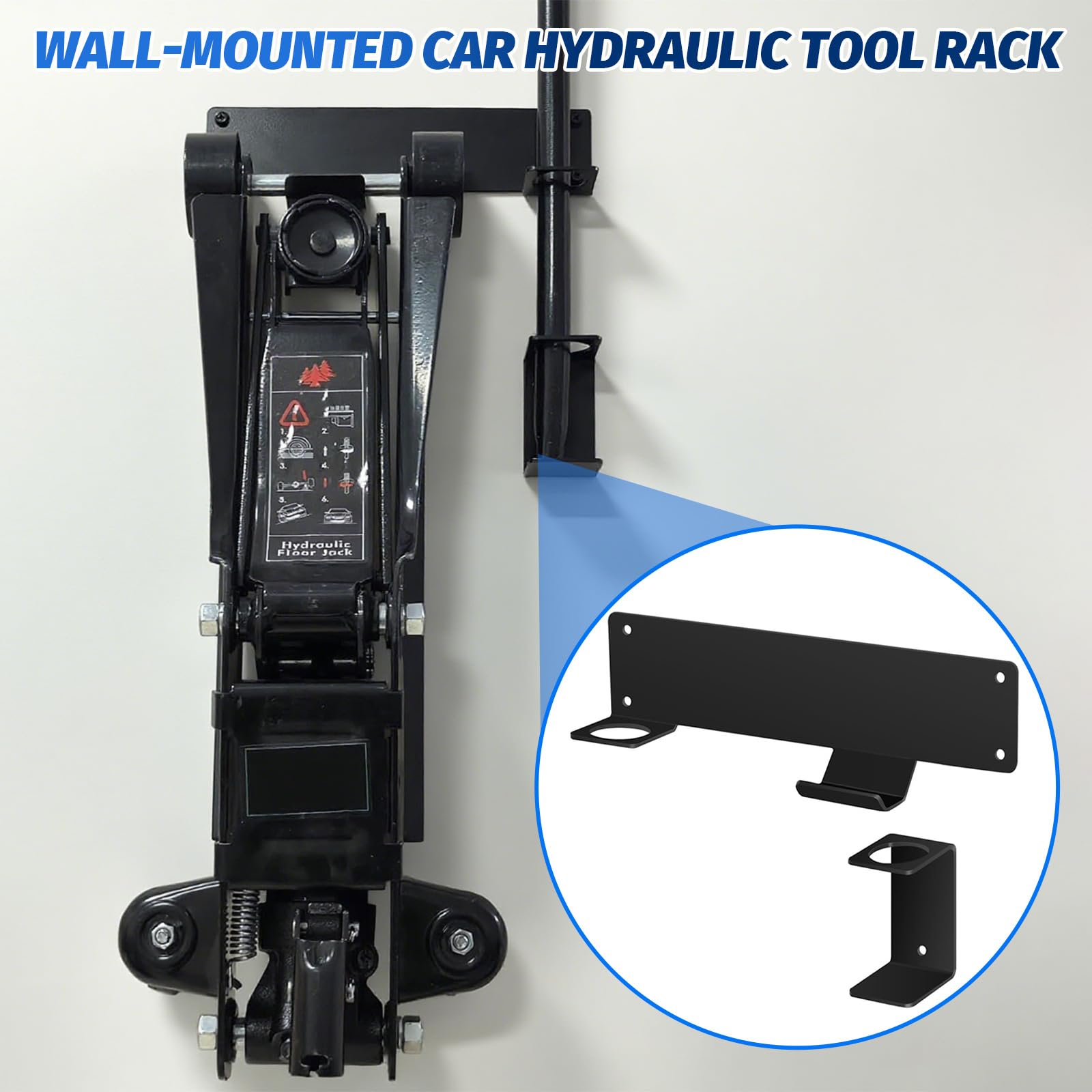 Jack Storage Rack Snapklik.com : Wall Mount Floor Jack Stand Rack Organizer, Car ...