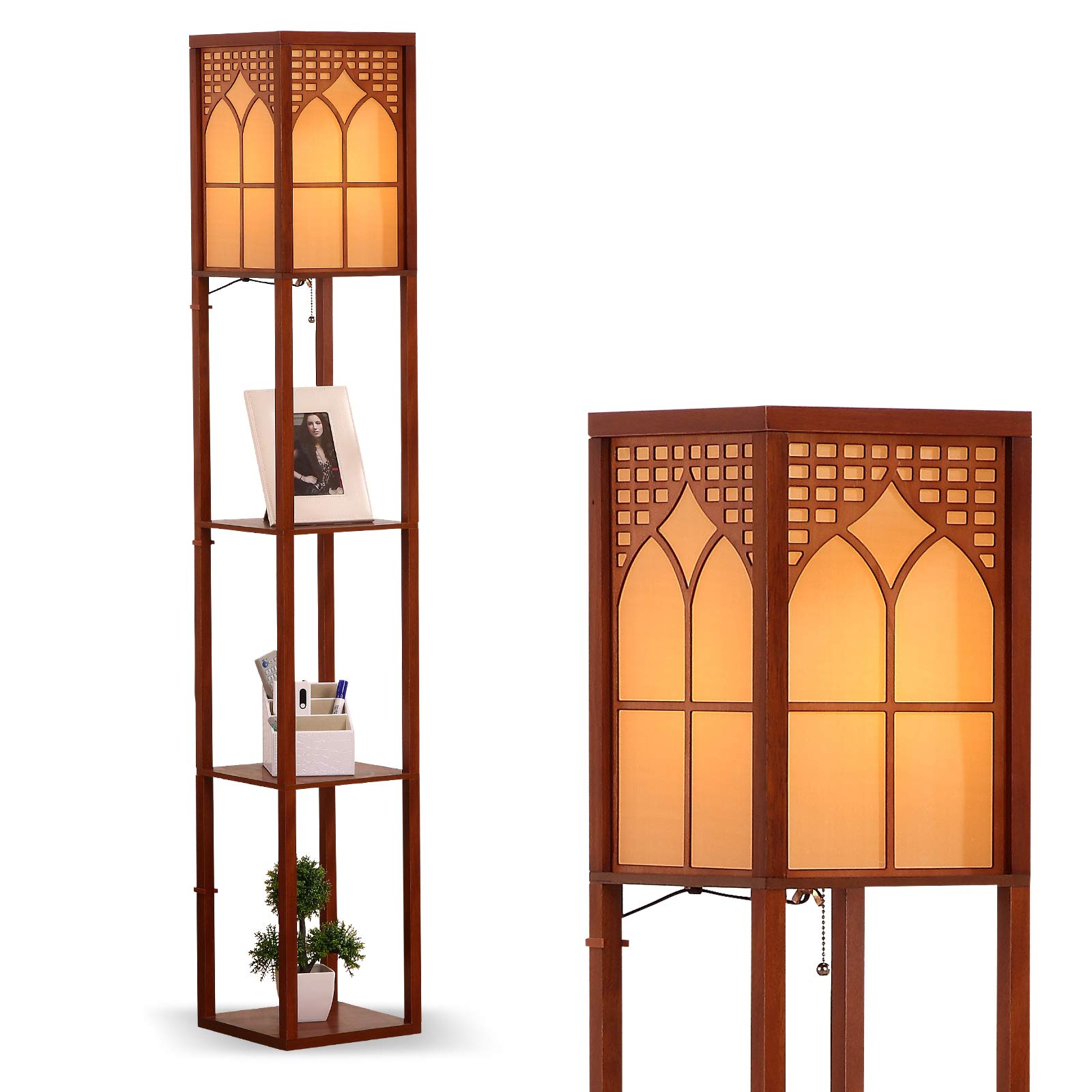 Buy Ganeed Floor Lamp, Modern LED Shelf Floor Lamps Combination for
