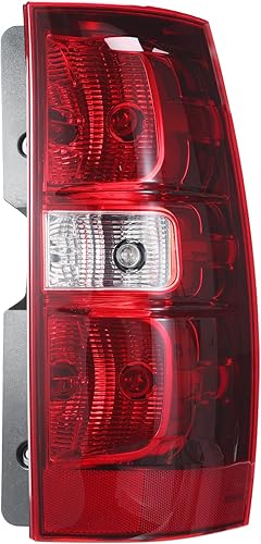 Boine Luz trasera derecha del lado del pasajero compatible con Chevrolet Chevy Tahoe Suburban 1500 2500 2007-2014 luces traseras de carcasa de luz