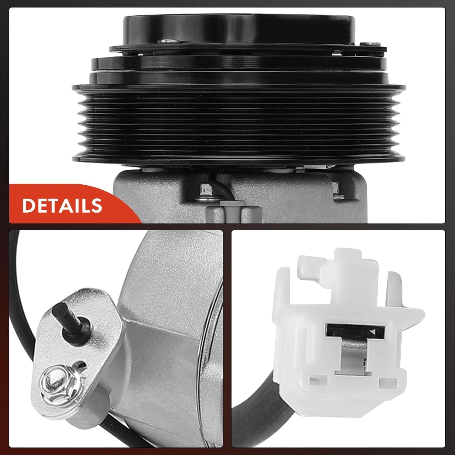 A-Premium Air Conditioner AC Compressor with Clutch Compatible with Mazda 2 1.5L 2011-2013