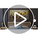 ERQINHUA Large Wall Decor Canvas Painting Wall Art For Living Room Decor Vintage Yellow Sunflower Painting Wood Frame DecorPrint Artwork For Dining Room Bedroom Bathroom Kitchen Home Decor 24x48 In