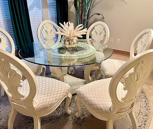 Miniatura 7 de SearchI Juego de 6 fundas elásticas de asiento para sillas de comedor, suaves, extraíbles y lavables, para sillas de comedor, fundas protectoras de