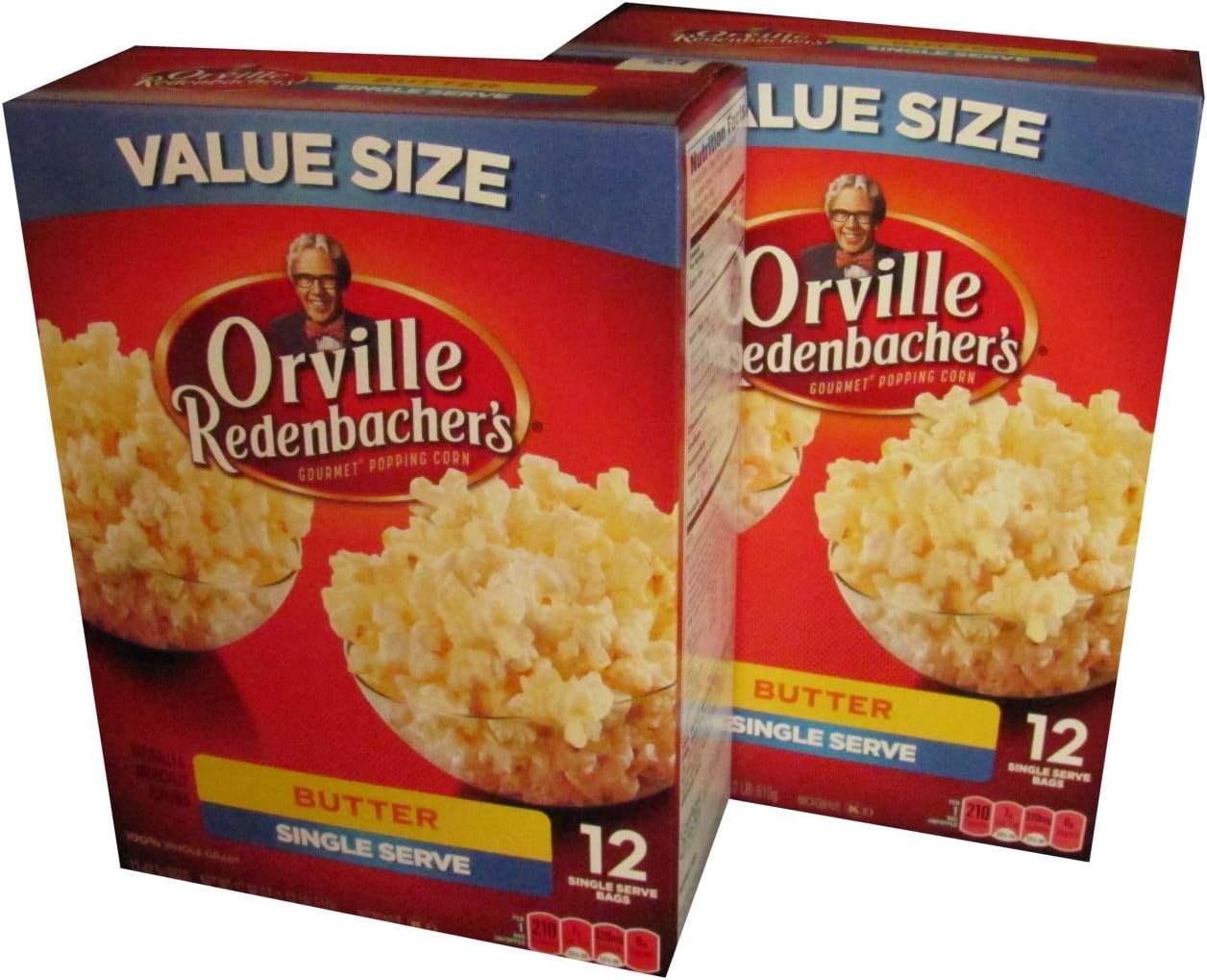 Orville Redenbacher's Single Serve Butter Flavor Popcorn, 12 Ct (2 Pack)