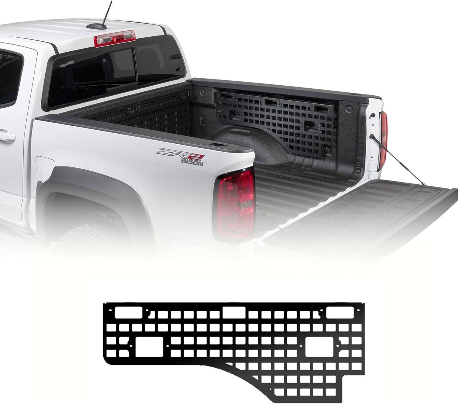 Putco Truck Bed Passenger Side MOLLE Panel - Fits Chevy Colorado/GMC Canyon 2015-2022 5'2'' Bed