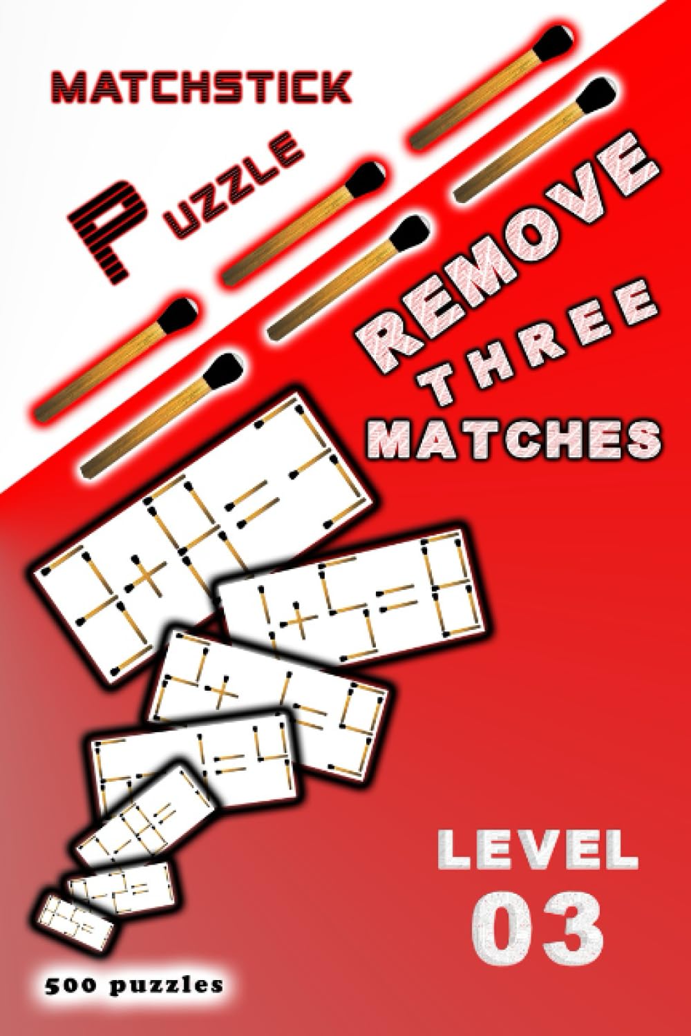 Matchstick puzzle Remove three matches: level 03