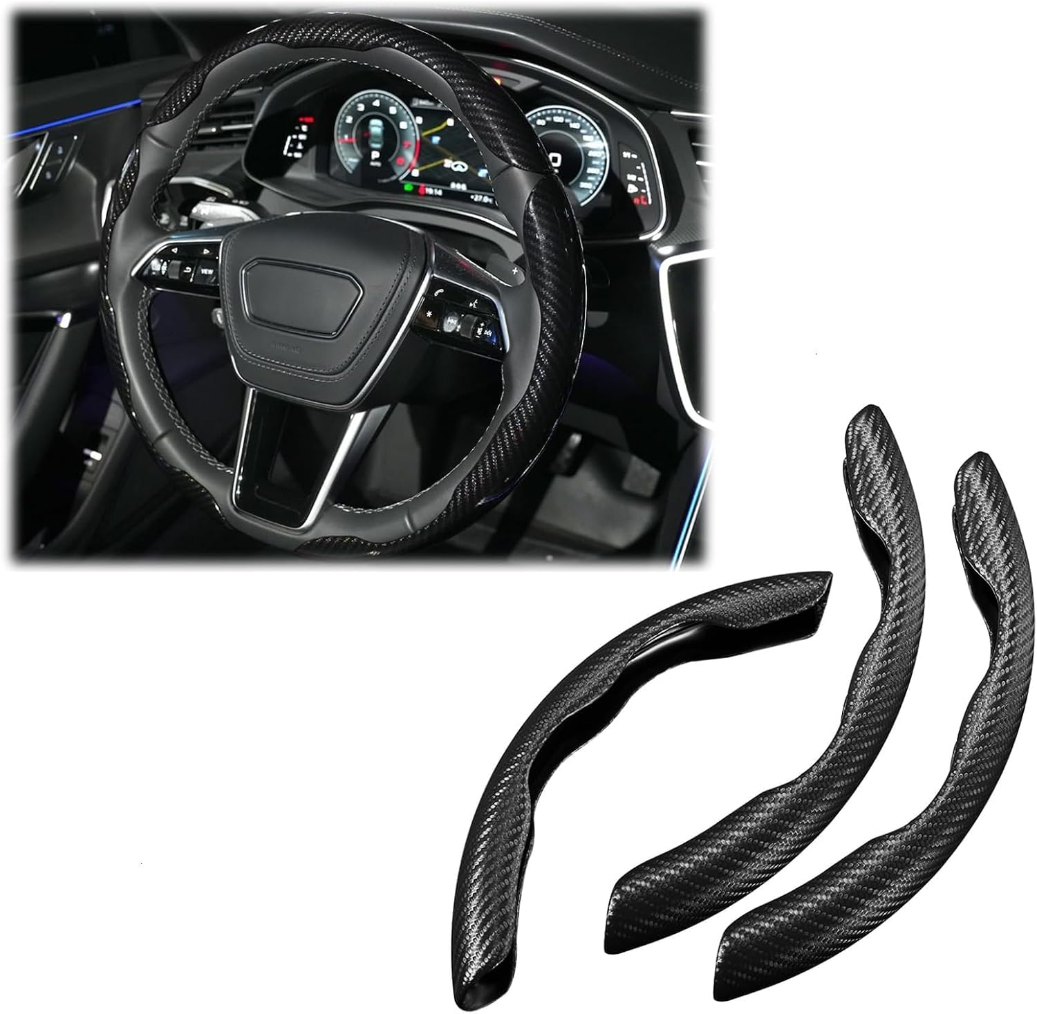 LiYeeYP 38cm Steering Wheel Cover for Nissan X-Trail Rogue T33 2023-2025