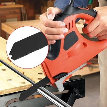 3PCS SSB229CT SSB152FT SSB135CT Saw Blades, Steel Metal Reciprocating Saw Blades Compatible with Black and Decker Scorpion Saws Blade for Wood, Plastic, Hardwood and Steel Pipe Cutting (Black)