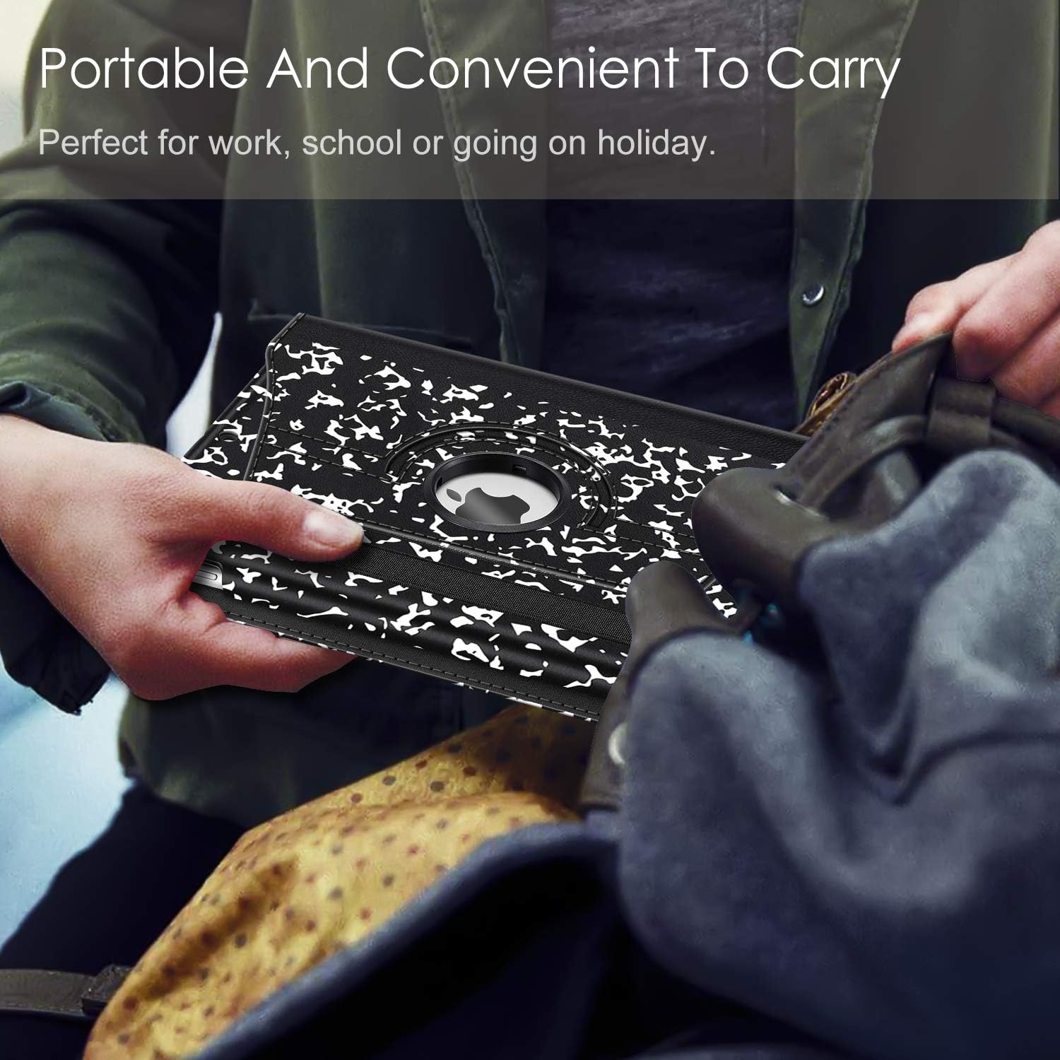 🔥 Cаѕhbасk uр tо 70% Fintie Keyboard Case for iPad 9th / 8th / 7th Generation (2021/2020/2019 Model) 10.2 Inch, 360 Degree Rotating Smart Stand Cover w/Pencil Holder, Built-in Wireless Bluetooth Keyboard, Composition Book Lоwеѕt Prісе Fintie Keyboard Case for iPad 9th / 8th / 7th Generation (2021/2020/2019 Model) 10.2 Inch, 360 Degree Rotating Smart Stand Cover w/Pencil Holder, Built-in Wireless Bluetooth Keyboard, Composition Book