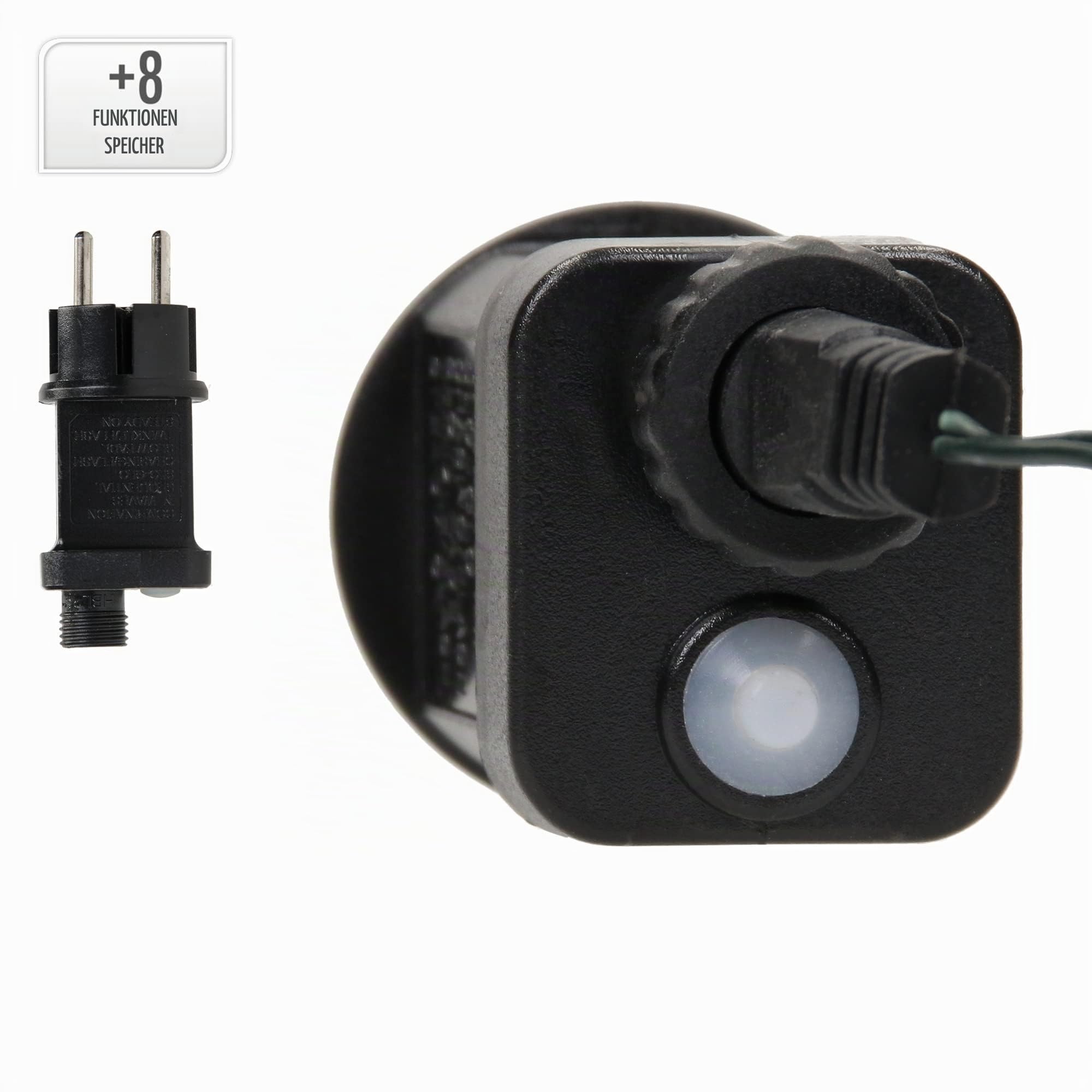 ECD Germany LED Micro Cluster Lichterkette 24m 800 LEDs Extra Warmweiß, 8 Funktionen, Strombetrieb, IP44 Wasserdicht Innen/Außen, Weihnachtsbeleuchtung Weihnachten Weihnachtsbaum Clusterlichterkette