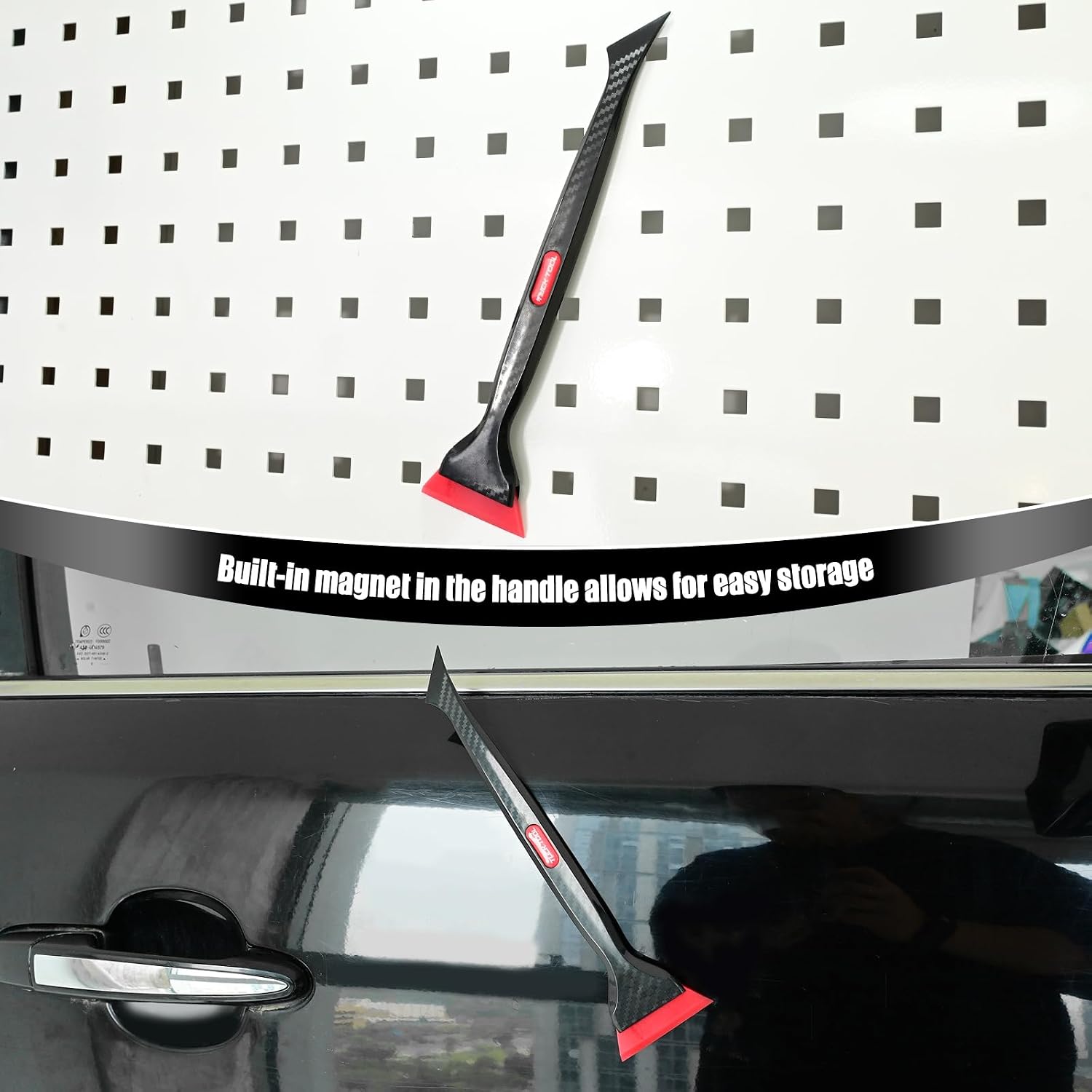 EHDIS 2PCS Dual Head Window Tint Tool - Tucking Tool & Quarter Squeegee for Car & Home Film Installation Professional Vinyl Wrap & PPF Tool Kit