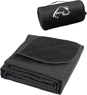 Warm Polar Fleece Blanket Picnic Outdoor & Beach, Machine Washable Campi...