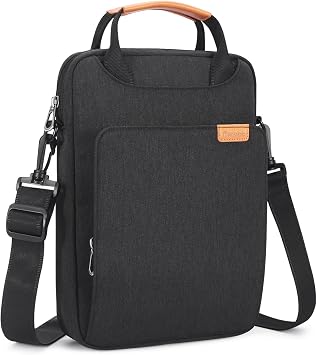 NIDOO 14" Tablet Shoulder Bag for 14" MacBook Pro M4 M3 M2 / 13" Surface Laptop 7 6 5 / 14" ThinkBook 14 Gen 8, Vertical Laptop Sleeve Handbag for 14" ThinkPad X1 Gen 9 / L14 Gen 5 / E14 Gen 6