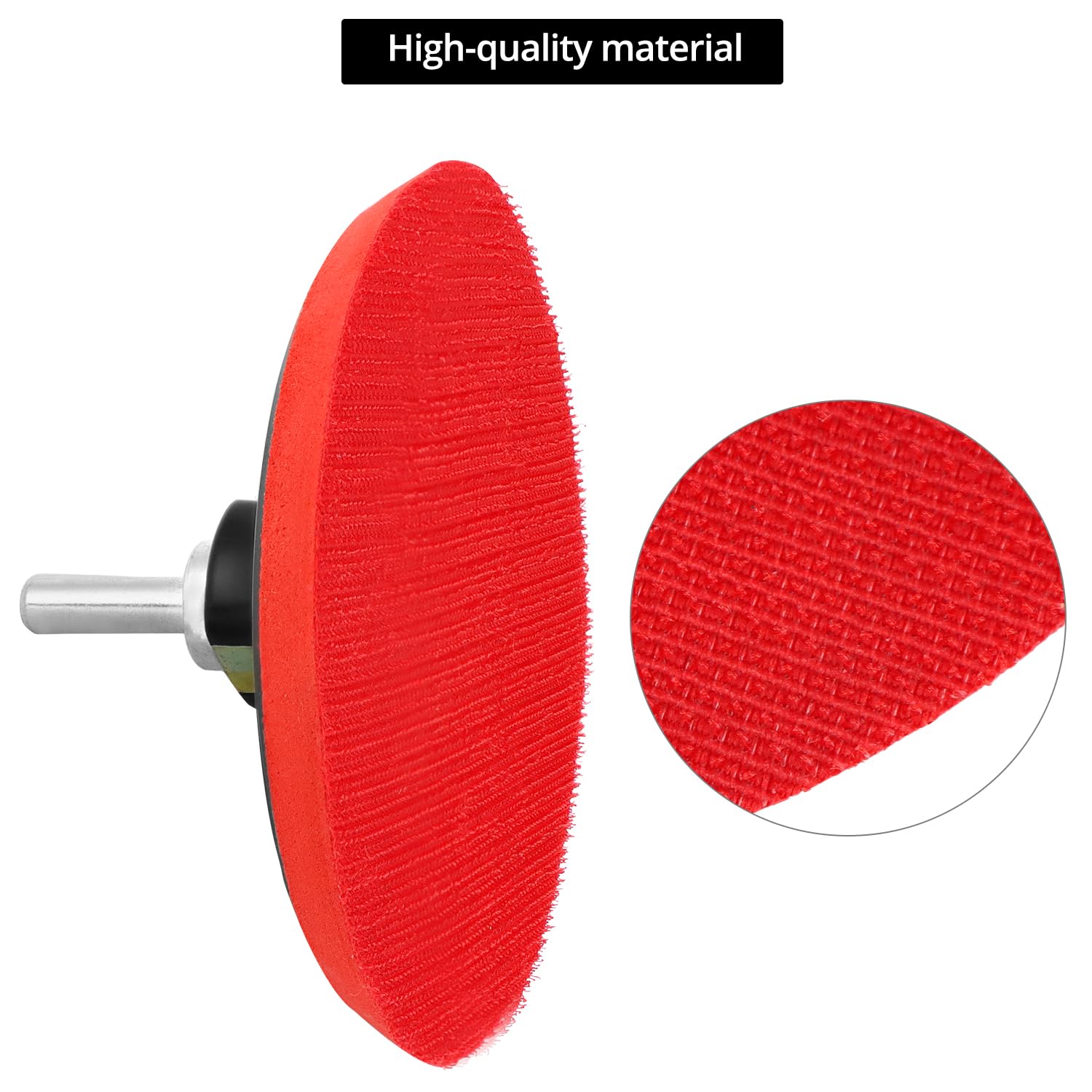 QWORK® 4 pezzi M14 125 mm platorello con gancio e anello, inclusa biella M14