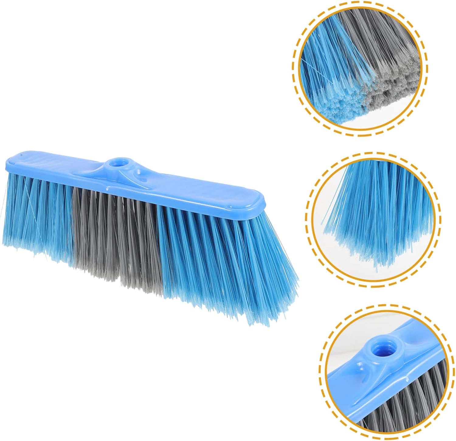 Replacement Broom Head for Household Cleaning Compatible Standard Brooms Sturdy and Easy to Install for Indoor and Outdoor Use