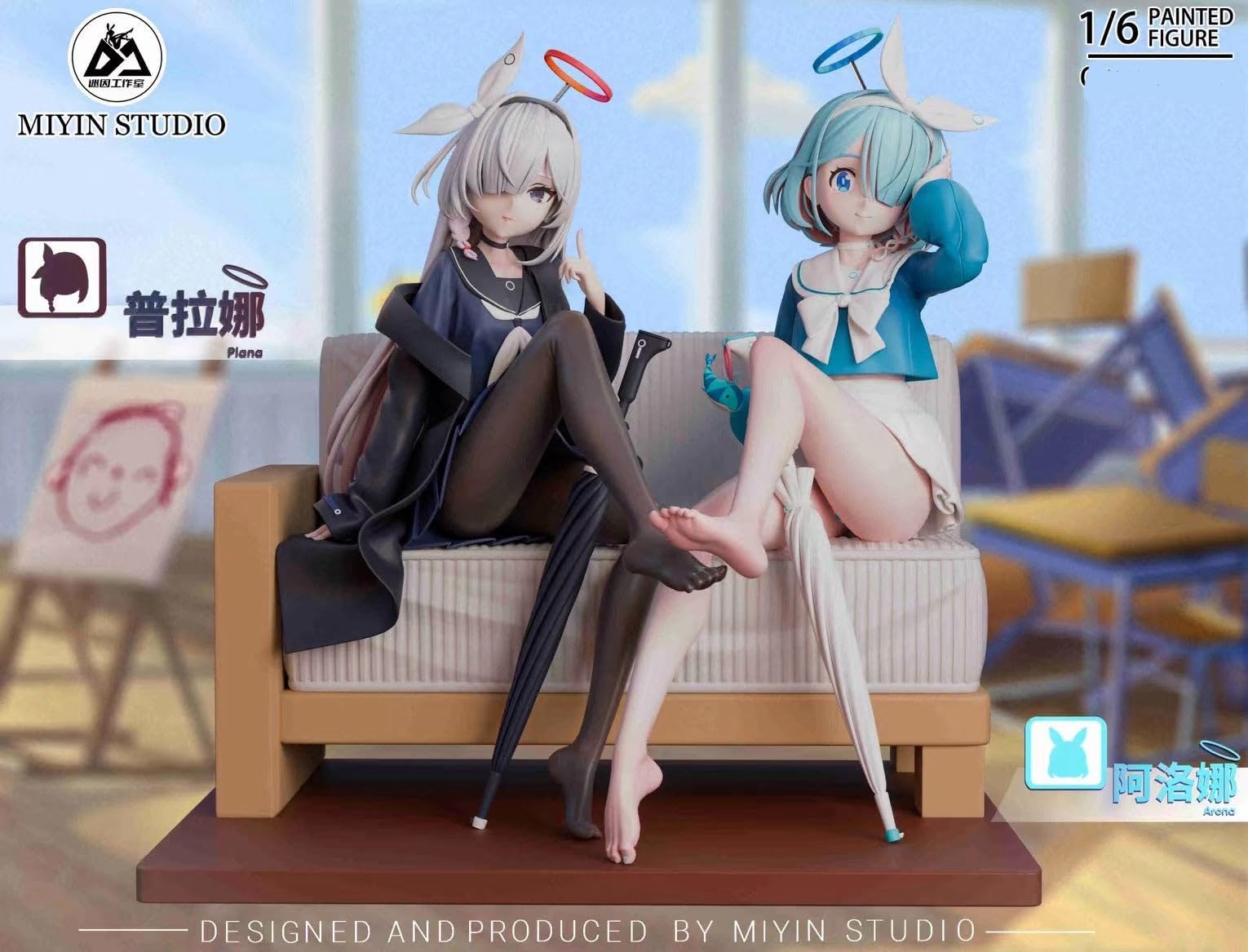 Amazon.co.jp: ブルーアーカイブ アロナ プラナ フィギュア 1/6