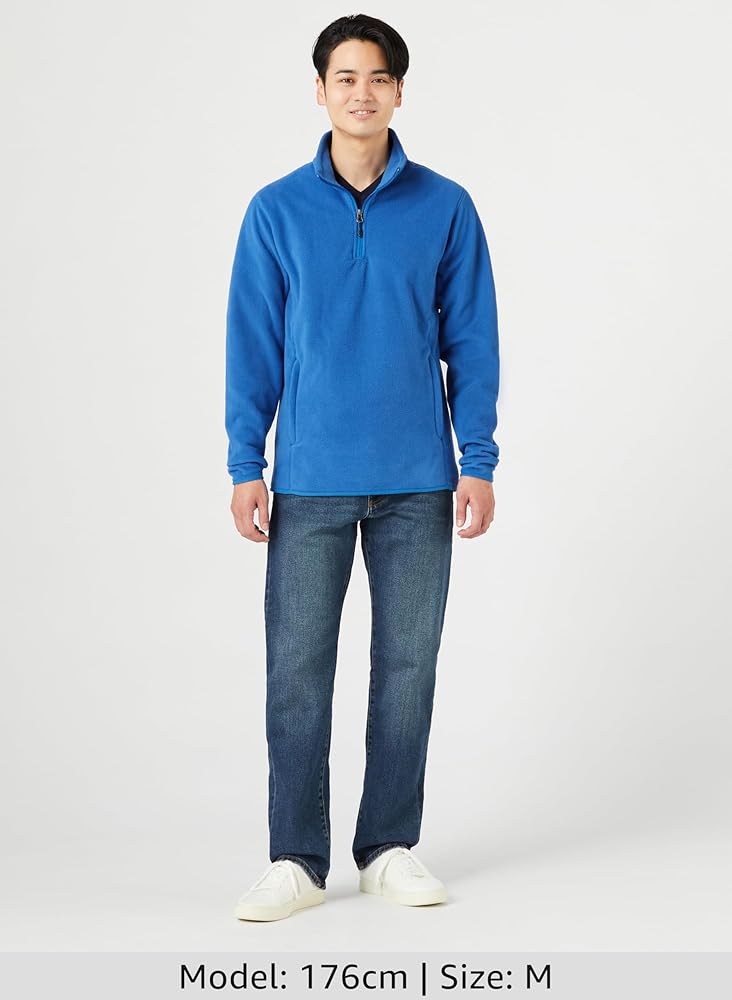 Amazon.co.jp: [Amazon Essentials] ジャケット クォータージップ