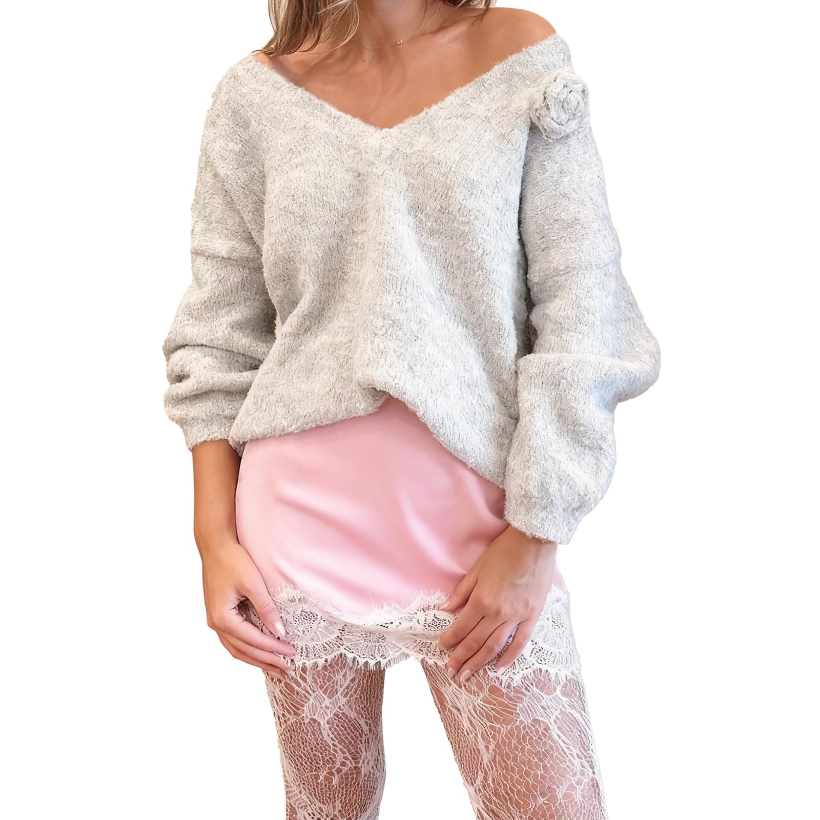 Sexy Outfit Damen-Halbslip aus Satin mit Spitzenbesatz, elastischer Taille, kurzer Unterrock, Petticoat für Unterkleider, weicher Slip-Rock in den britischen Größen 6–24