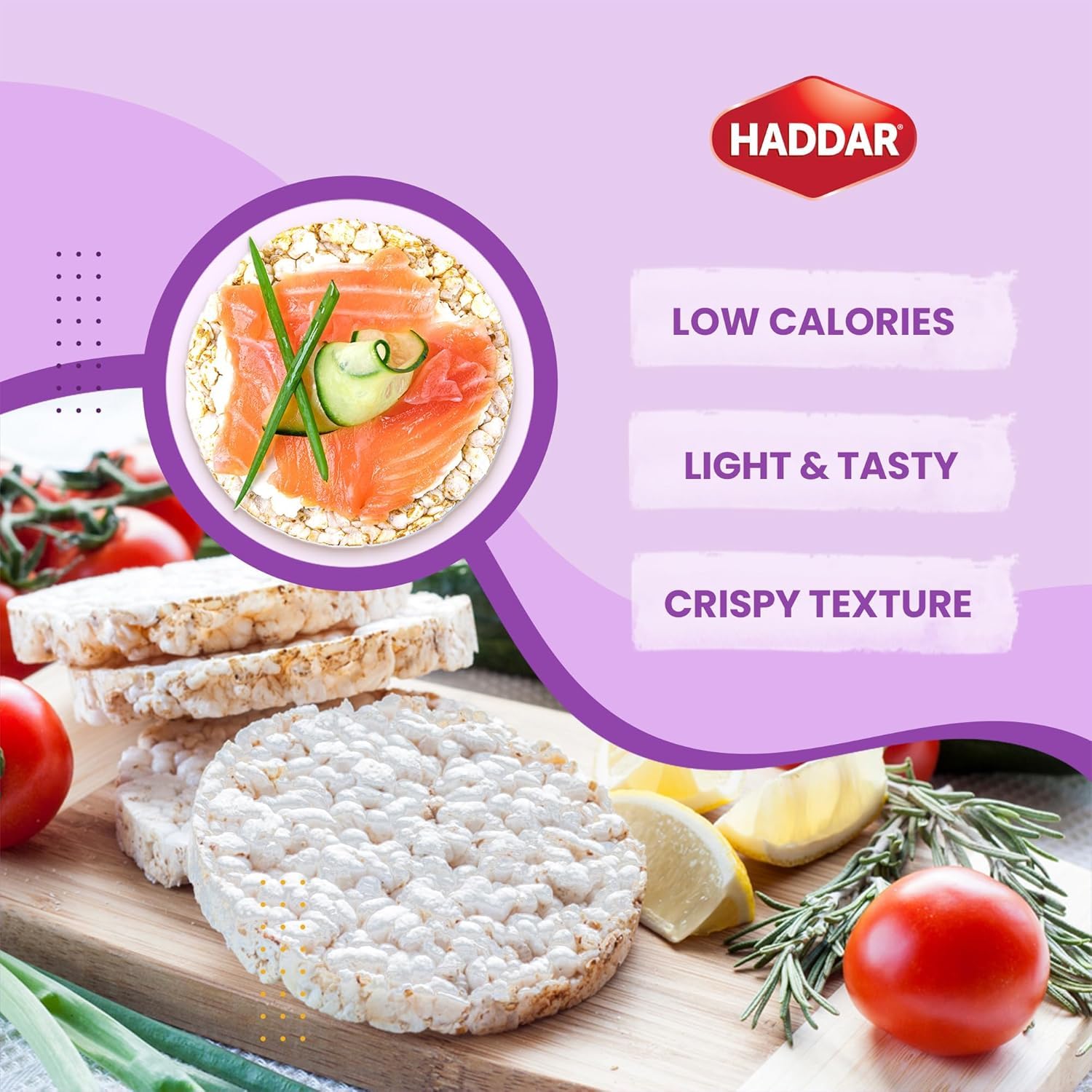 Snapklik.com : Haddar Wholegrain Rice Cakes 4.2oz