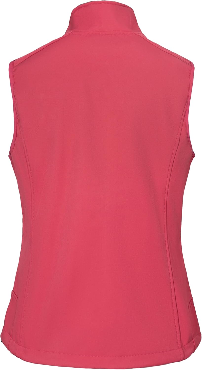 Little Donkey Andy Women's Lightweight Fleece lined Softshell Vests Windproof Sleeveless Jackets for Hiking Golf Travel