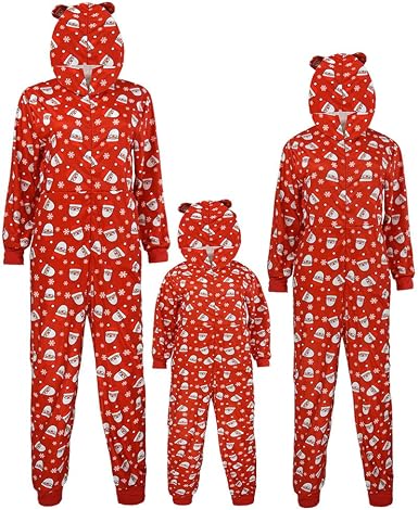FRAUIT Pigiama Coordinato per Tutta la Famiglia Camicie da Notte Donna  Cotone Manica Lunga Pigiami Bambina 1-12 Anni Intero Pigiama Uomo Invernale  Caldo Natalizi Natale : Amazon.it: Abbigliamento