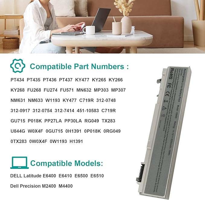 Batería para Laptop Fancy Buying 5200 mAh 11.1V miniatura 5