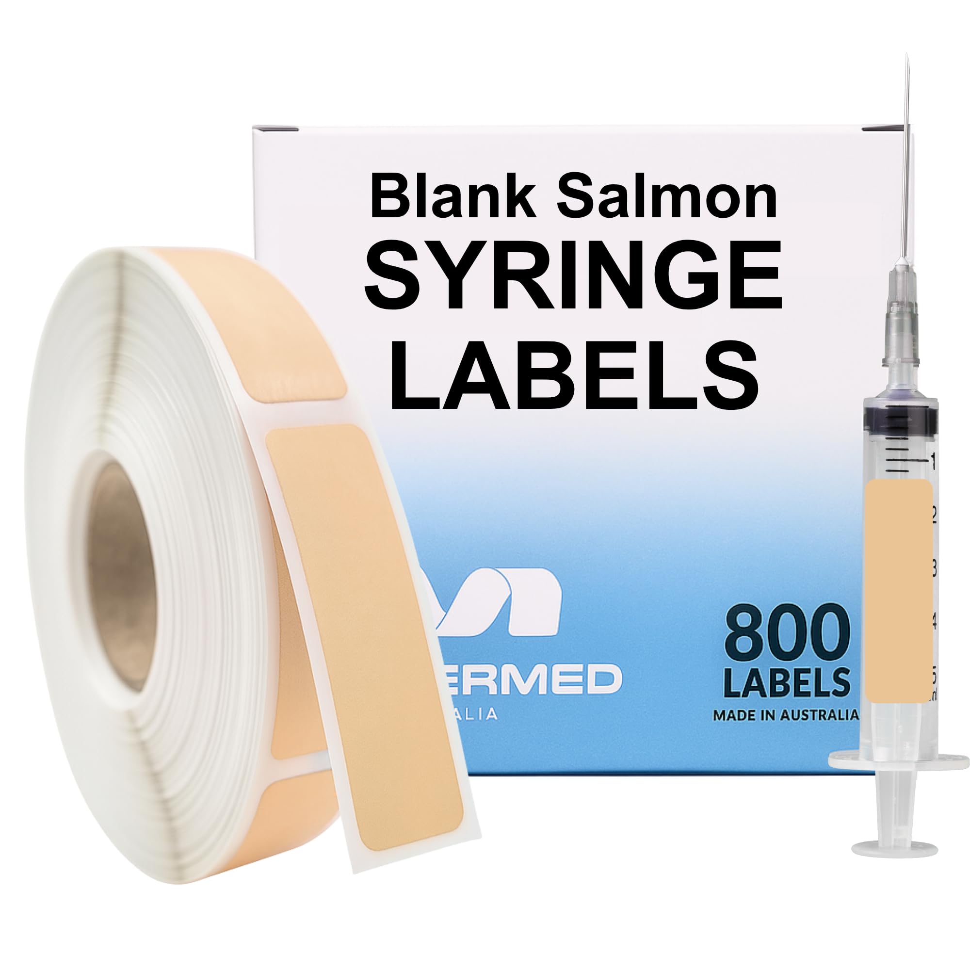 Blank White Medical Syringe Labels, 12mm x 40mm (0.5" x 1.5") 800/Roll – Write-On, Latex-Free Adhesive, Easy-Dispense Box — Amazon image 12