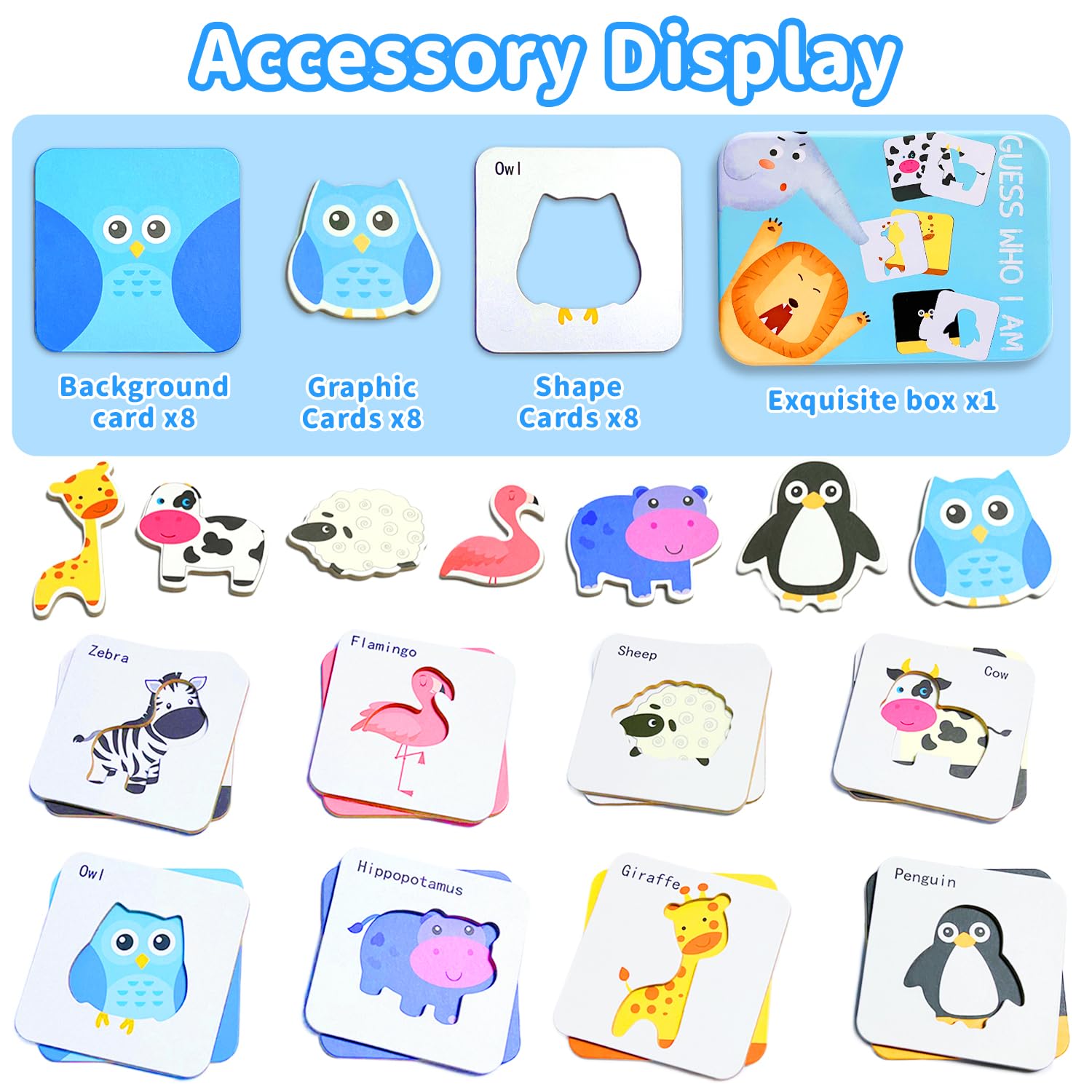 Yeefunjoy Puzzle bambini 1 anno, Gioco di memoria con abbinamenti, Giochi montessori per bambini, Memory Animal Babies, Educativo Giocattoli Regalo per 3 Anni bambino e bambina, Natale o di compleanno