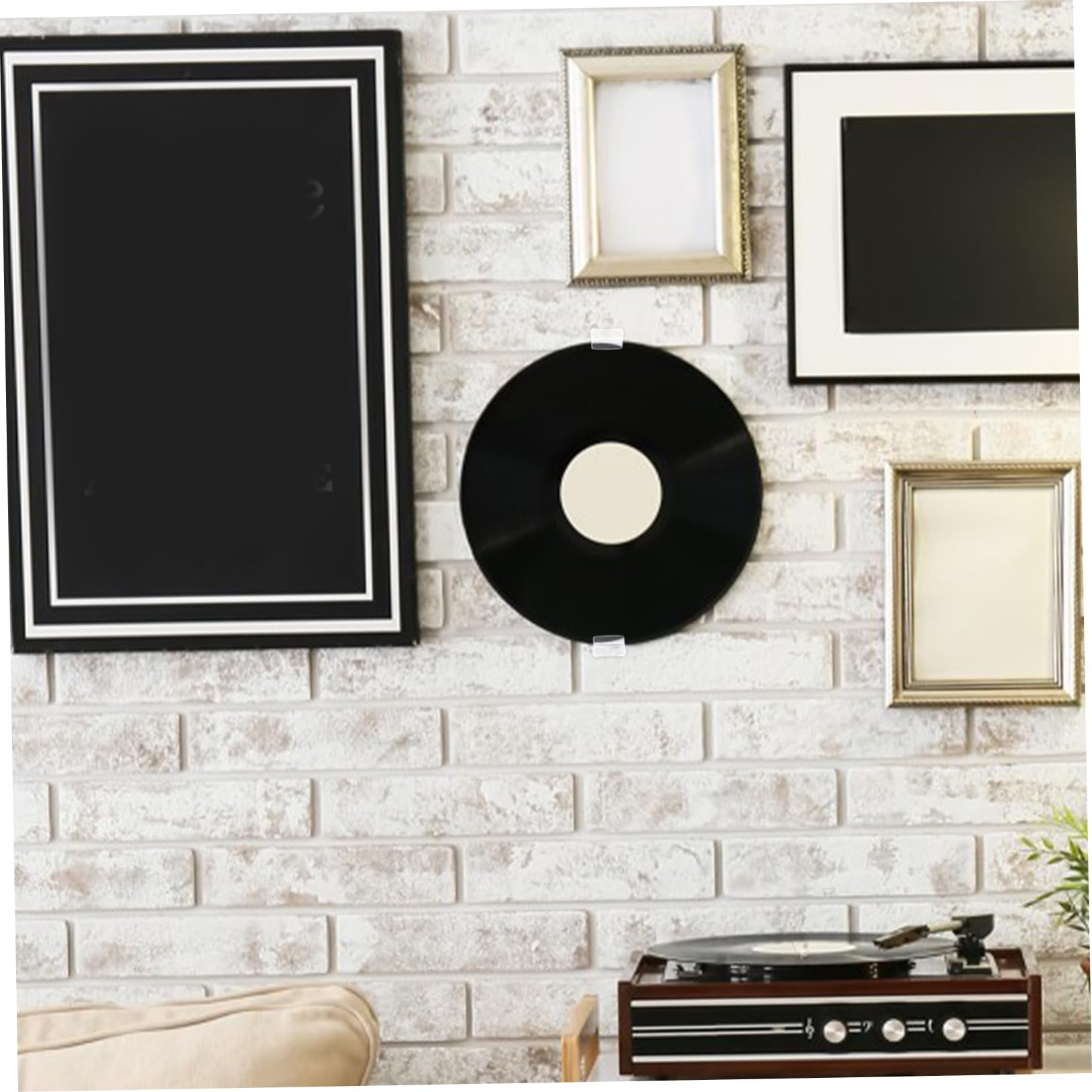 12 mensole da parete per dischi in vinile acrilico, supporto per album e foto, elegante decorazione per la casa, perfetta per gli amanti della musica e i collezionisti