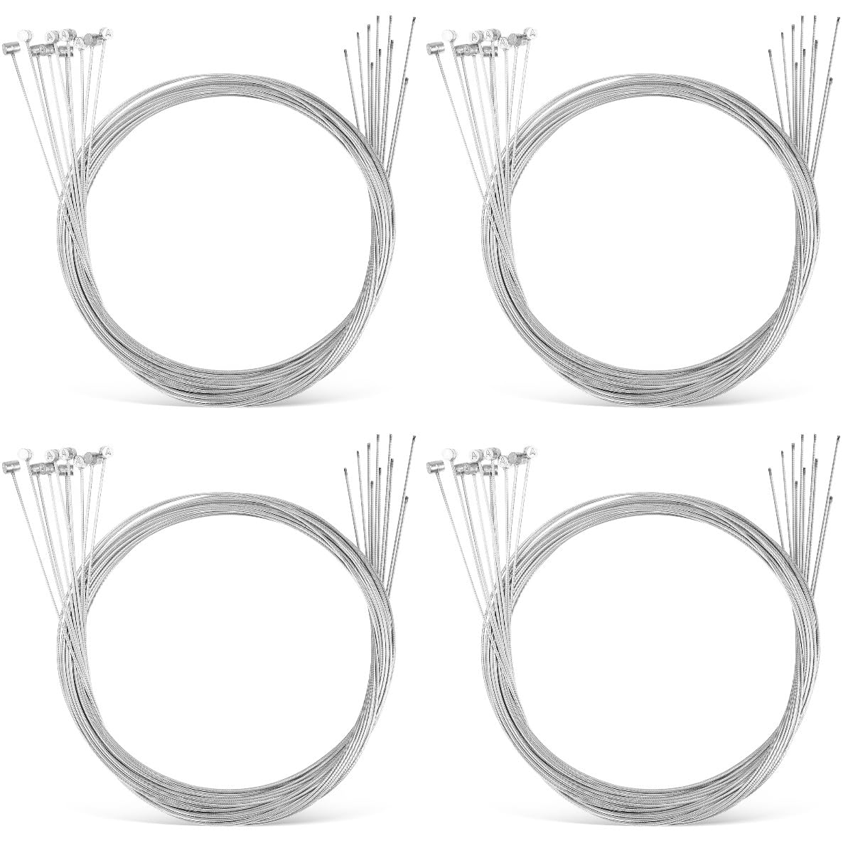 Gatuida Set Cavi Freno Bici Universali 10 Pezzi Cavo Freno Bici Standard Kit Cavo Cambio Bicicletta Sostituzione Interna Linea
