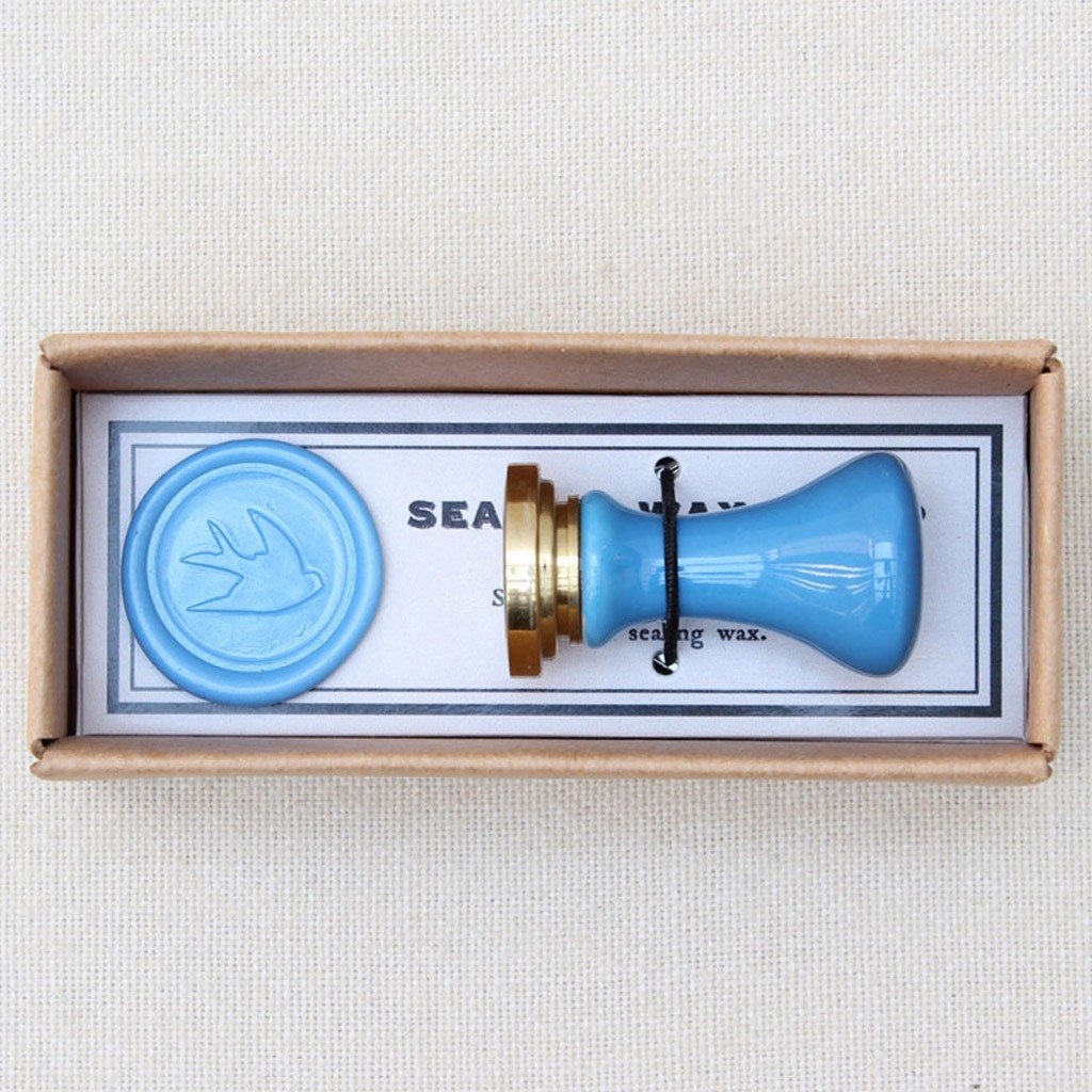 (Bird) - Time Concept Cielo Sealing Stamp - For Letters, Vintage Kit - Bird