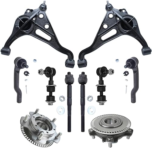 Miniatura 536 de Detroit Axle - Kit de cubos de rodamiento de rueda delantera de 6 piezas para Dodge Dart 2013-2016, Chrysler 200 2015-2017, 2 cojinetes de rueda