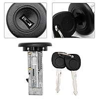 Vista 4 de EATAKWARD Interruptor de cilindro de bloqueo de encendido con llaves, repuesto para Chevy, Cadillac, Buick, GMC, Hummer, Pontiac y Bravada