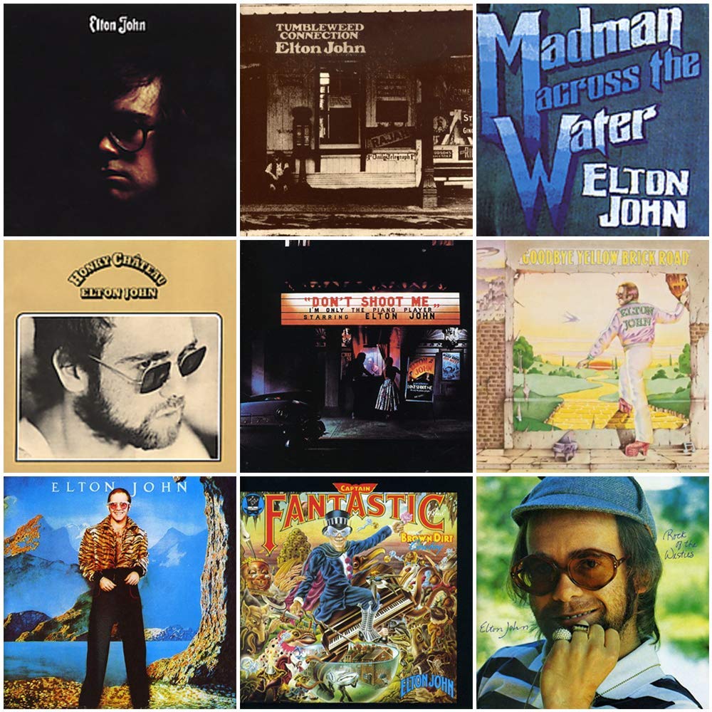 Elton John: The Early Years Collection (1970-1975) - 9 CDs