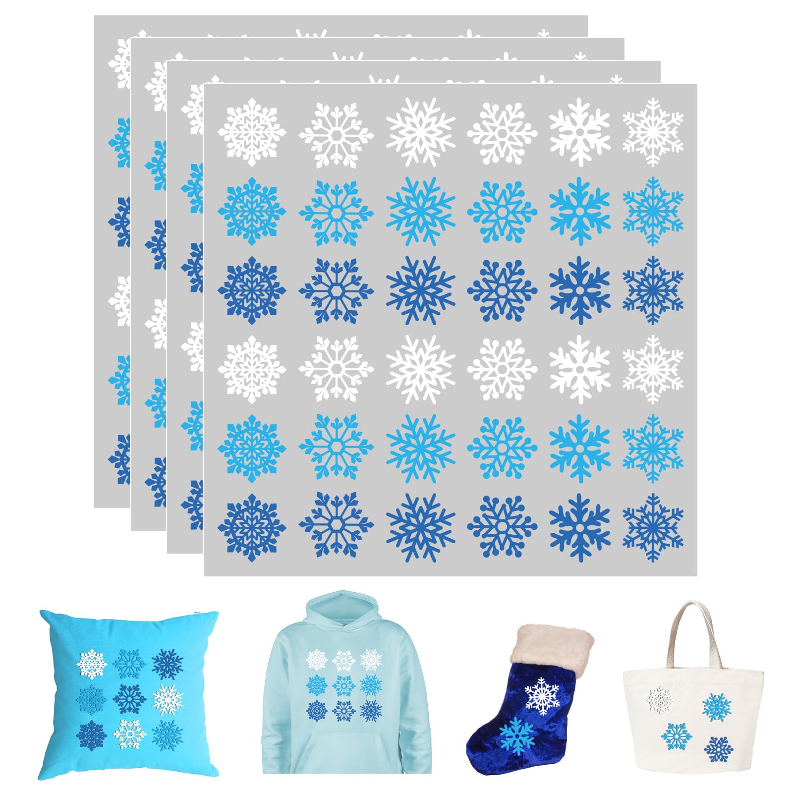Autocollants de Noël en vinyle pour personnaliser vos vêtements de fête et projets créatifs