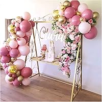 Algopix Similar Product 16 - 136Pcs Pink and Gold Baby Shower