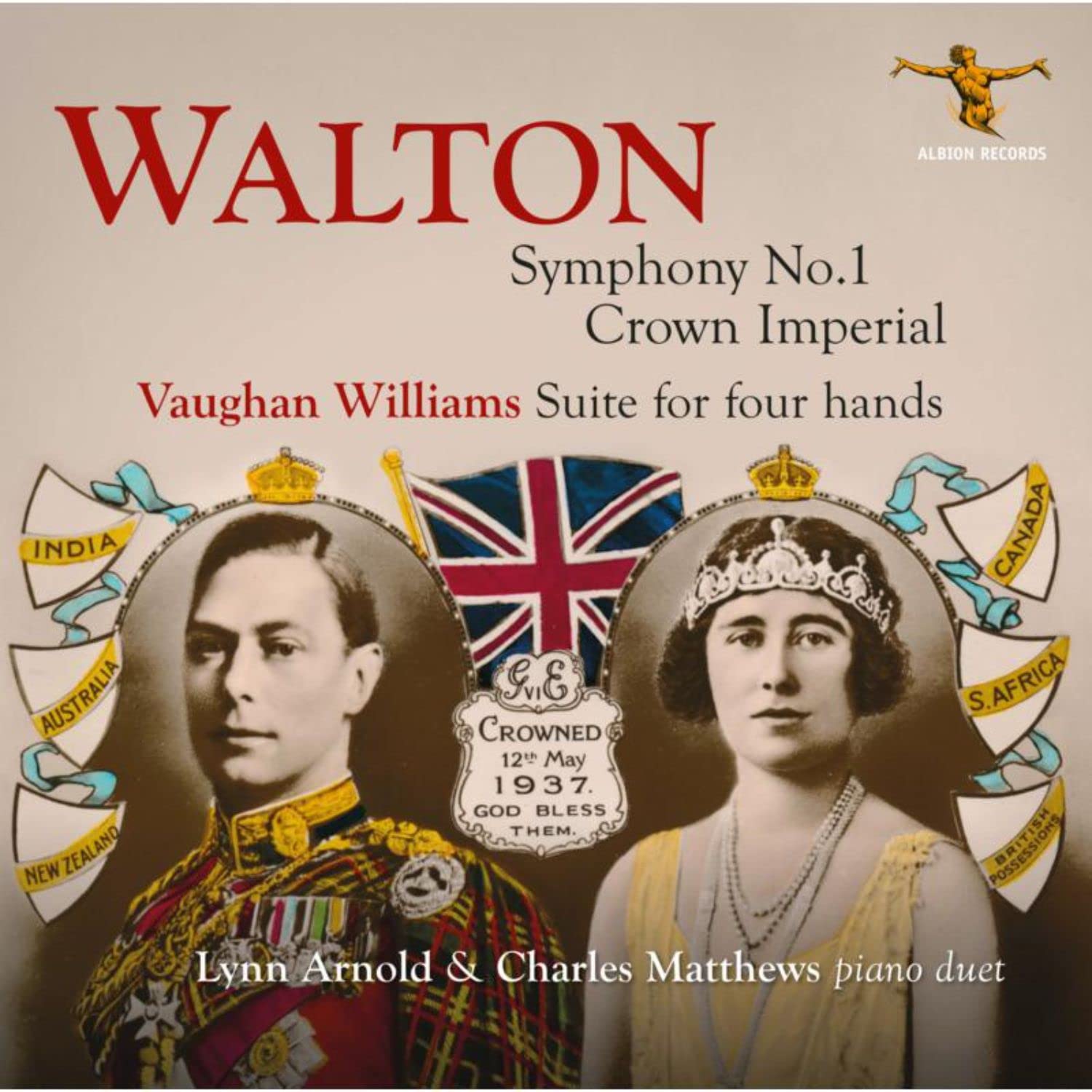 Walton, Symphony No. 1, Crown Imperial; Vaughan Williams: Suite for Four Hands