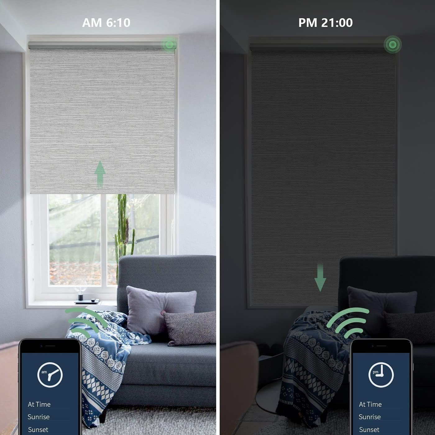 Amazon｜Yoolax 電動ロールスクリーン 遮光1級 スマートブラインド