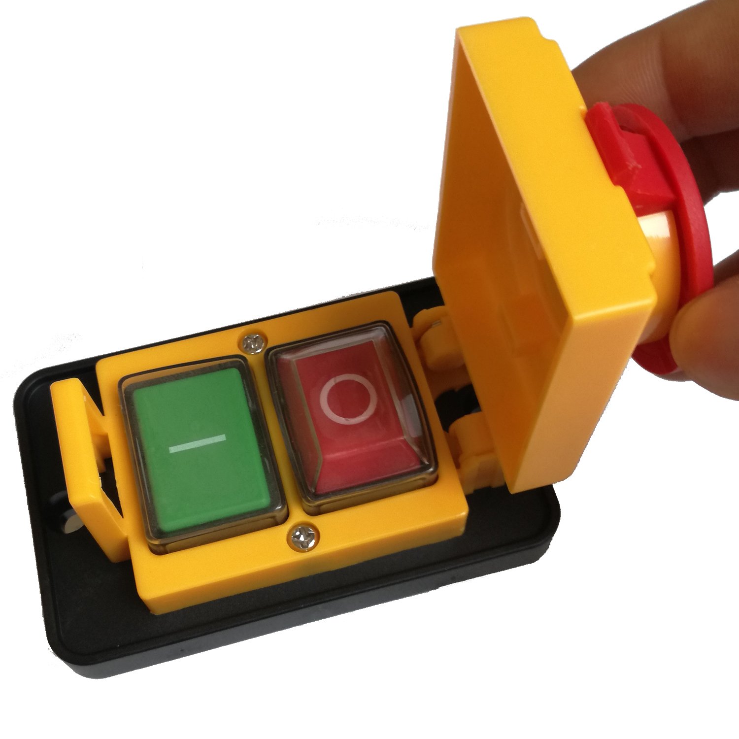 DZ05 7pin IP55 400VAC 10A Impermeabile Emergenza Stop Start Acceso Spento Elettromagnetico Interruttore a Pulsante Interruttori Industriali
