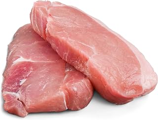 Today Gourmet Boneless Pork Chops (12 x 6oz) - Thick, Juicy USA-Sourced Center-Cut Filets for Grilling or Pan-Frying